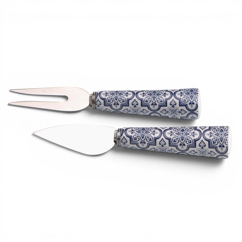 SET 2 PEZZI FORMAGGIO MAIOLICA 13X2.5X2.5